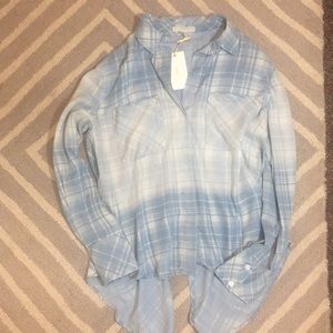 Long sleeves blue top